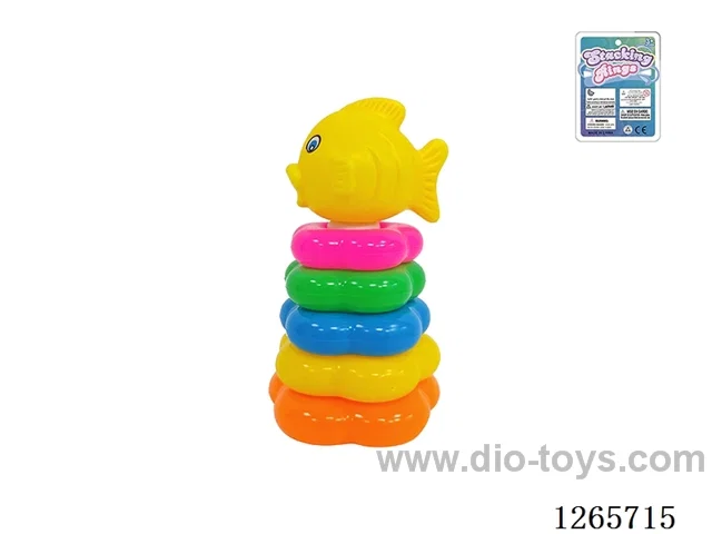 5-Layer Floral Rainbow Stackable Rings (Clownfish)