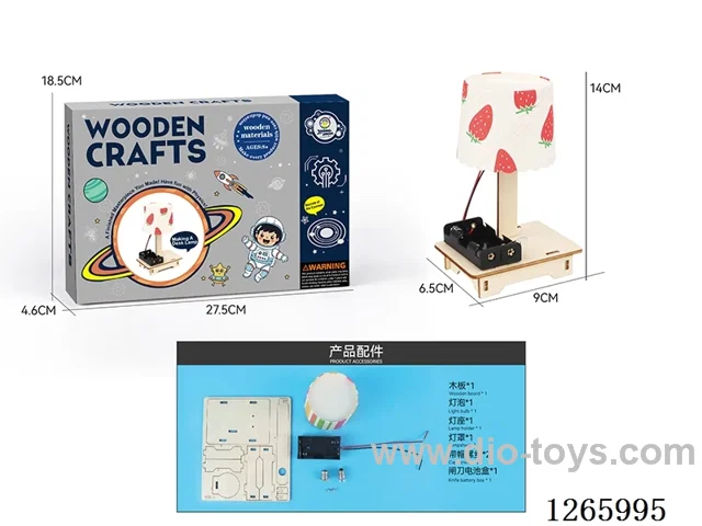 Wooden Educational Experiments - DIY Desk Lamp (15PCS)