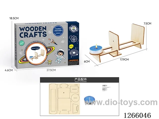Wooden Educational Experiment - Pinhole Camera (7PCS)