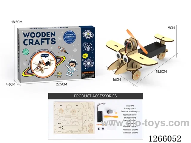 Wooden Educational Experiment - Free Wheel (9PCS)