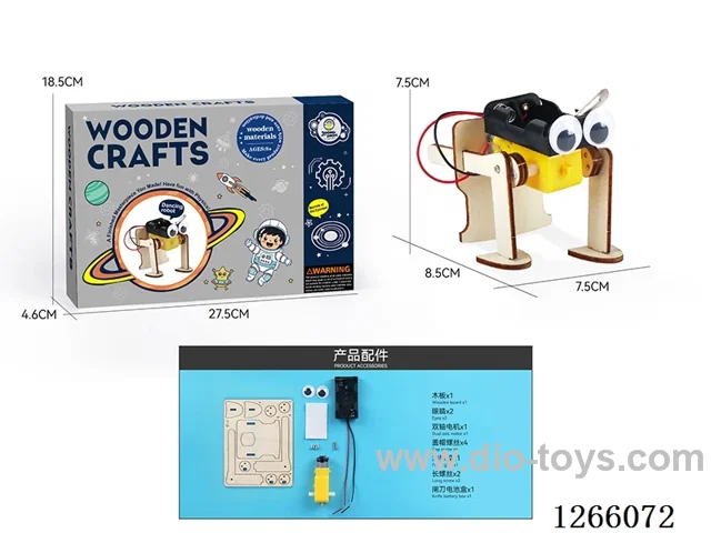 Wooden Educational Experiment - Dancing Robot (21PCS)