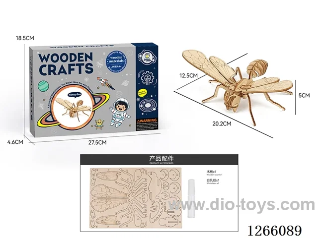 Wooden Educational Experiment - Bee