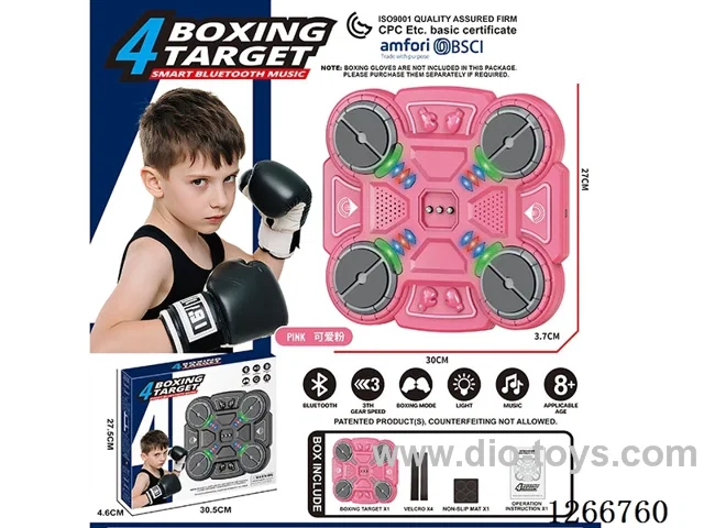 4-Button Smart Bluetooth Music Punching Target not included battery(Without Gloves)