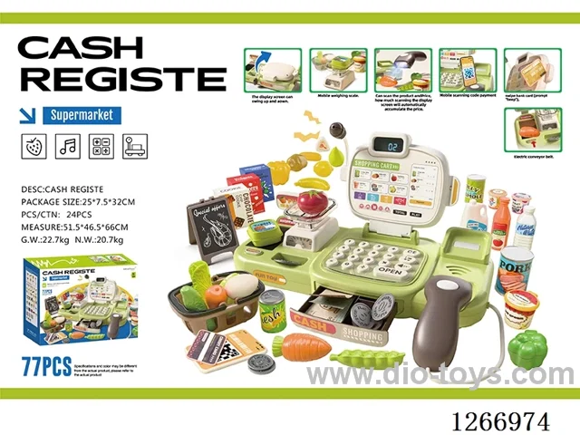 Smart Voice Recognition Folding Cash Register (Voice Recognition, Calculator, Amplifier, Transmission, Mobile Payment Function) 77Pcs. Not Included Battery