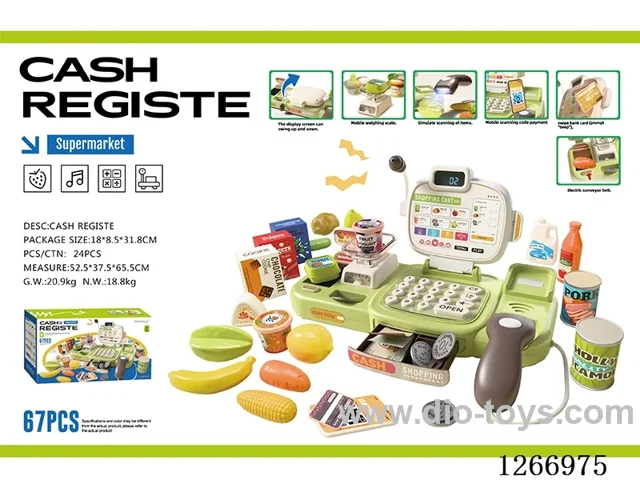 Voice Folding Cash Register (Calculator, Amplifier, Transmission Function) 67Pcs. Not Included Battery
