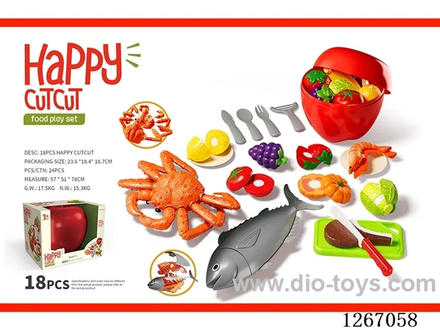 18PCS King Crab, Tuna Cutting Set