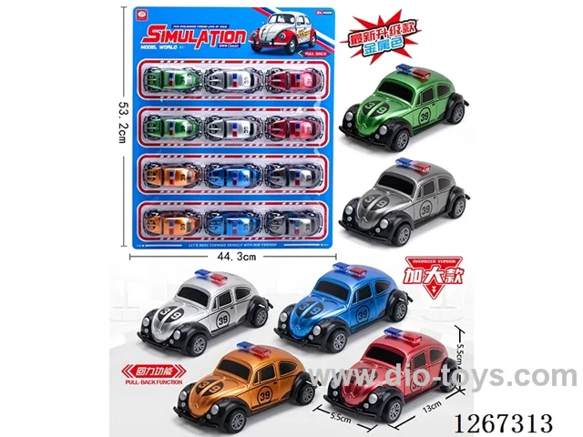 12PCS pull back car