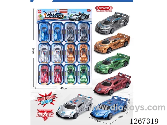 12PCS pull back car