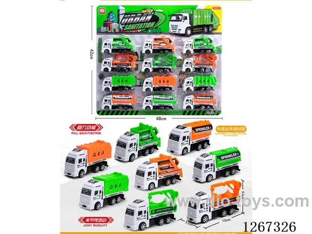 12PCS pull back car