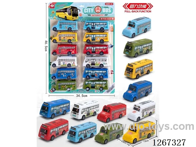 12PCS pull back car