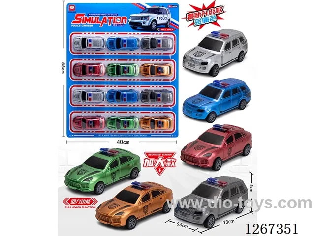 12PCS pull back car