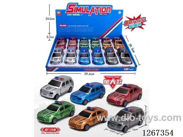 12PCS pull back car