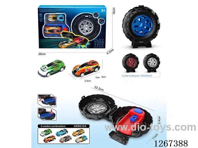 Tire Launcher + 2 Tin Cars