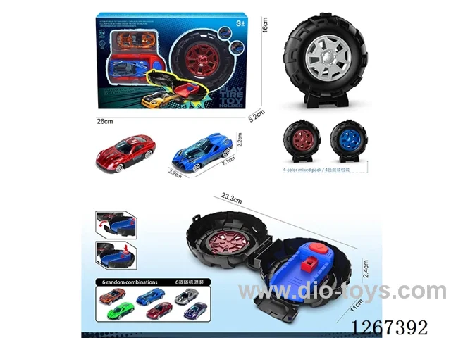 Tire Launcher + 2 Alloy Cars