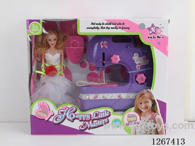 Electric Sewing Machine with light/doll not included battery