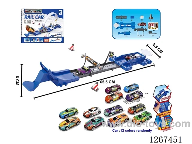 12 pcs Catapult Track Cars
