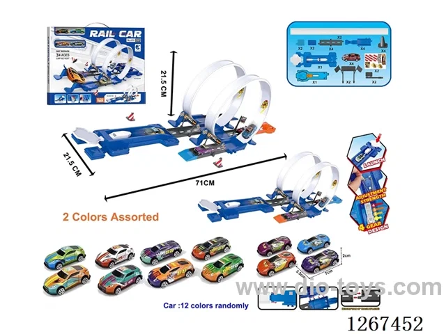 28 pcs Catapult Track Cars