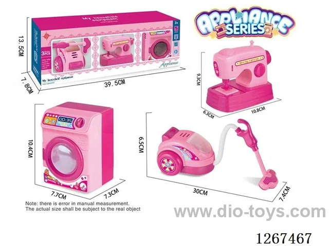 Electric Vacuum Cleaner + Sewing Machine + Washing Machine