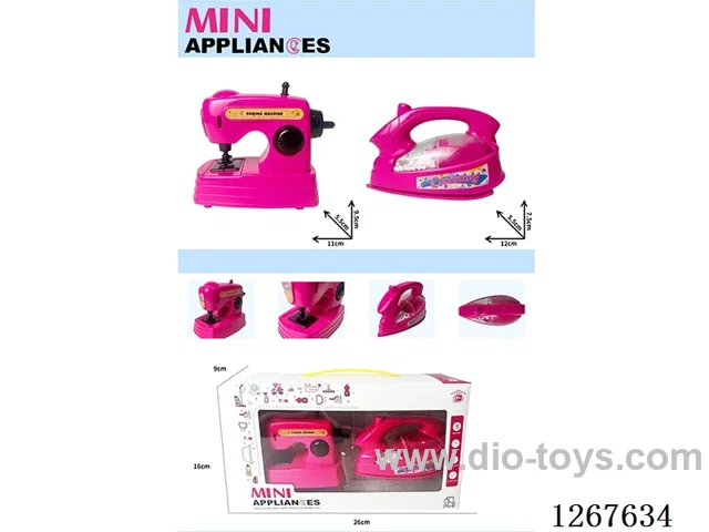 Sewing machine + iron with light