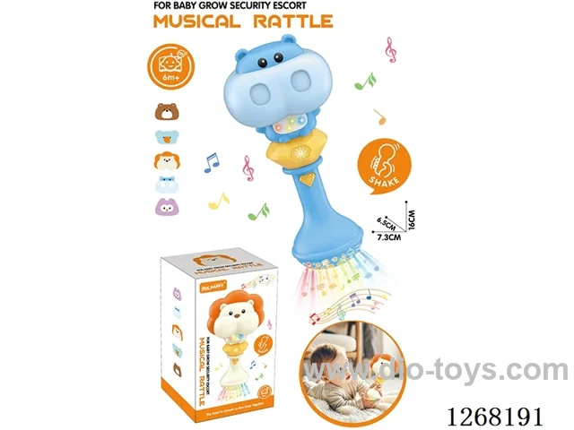 Rattle Music Stick (Requires 2*1.5V AAA batteries, not included)