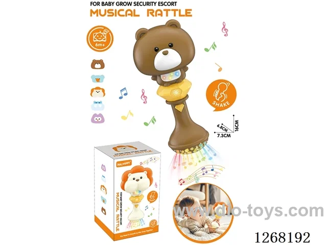 Rattle Music Stick (Requires 2*1.5V AAA batteries, not included)