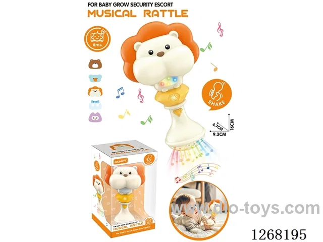 Rattle Music Stick (Requires 2*1.5V AAA batteries, not included)