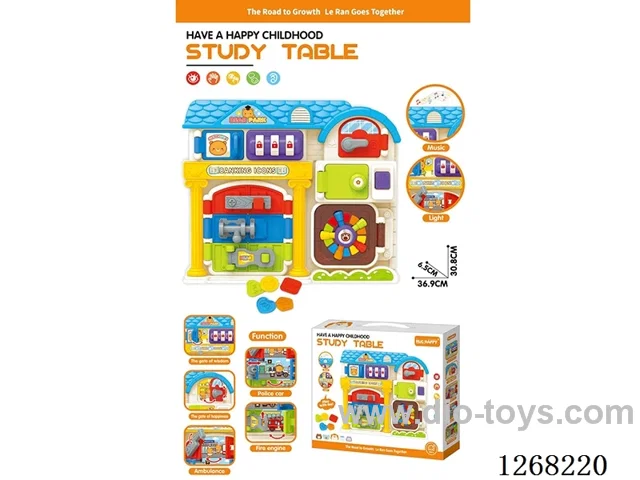 Montessori Early Learning Lock-Opening Cognitive Activity Board (Requires 3*1.5V “AA” batteries, not included)