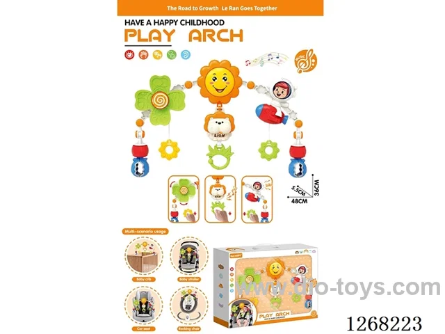 Multifunctional Musical Folding Crib Mobile/Clip-On Mobile (Requires 2*1.5V AAA batteries, not included)