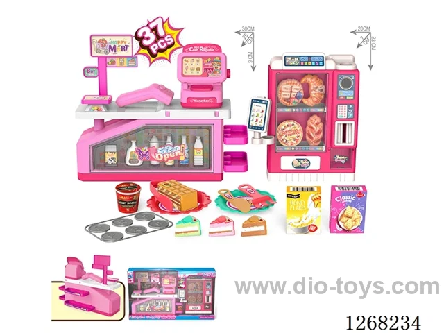 Cashier Counter Vending Machine Cake Set 37PCS