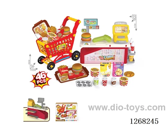 Cashier Cart Hamburger Set 46PCS