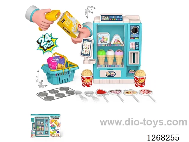 Vending Machine Basket Lollipop Set 24PCS