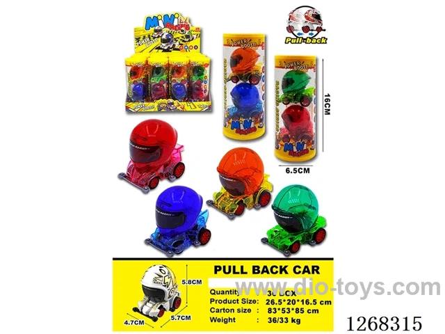 pull back car (2PCS*12 Tubes）