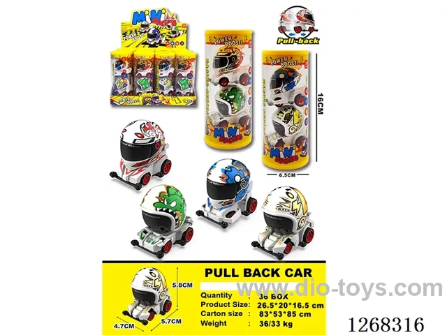 pull back car (2PCS*12 Tubes）