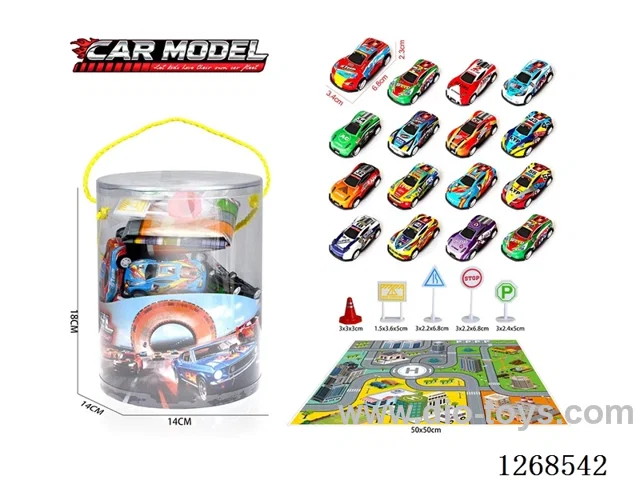 pull back tin car