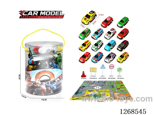 pull back tin car