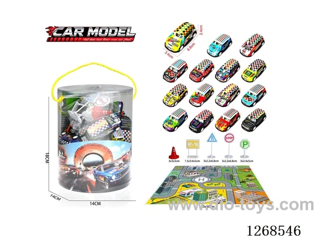 pull back tin car