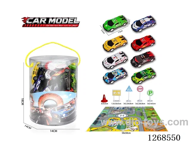 pull back tin car