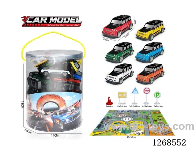 pull back tin car