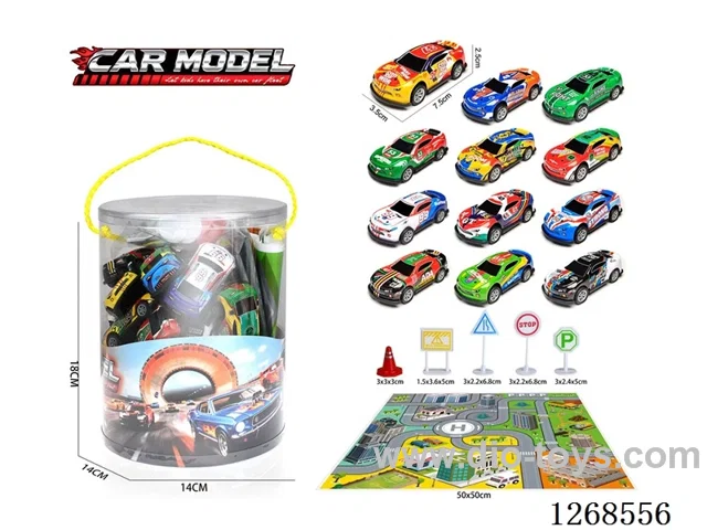 pull back tin car
