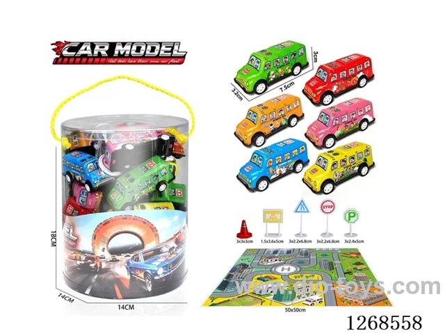 pull back tin car