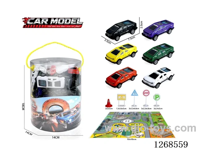 pull back tin car