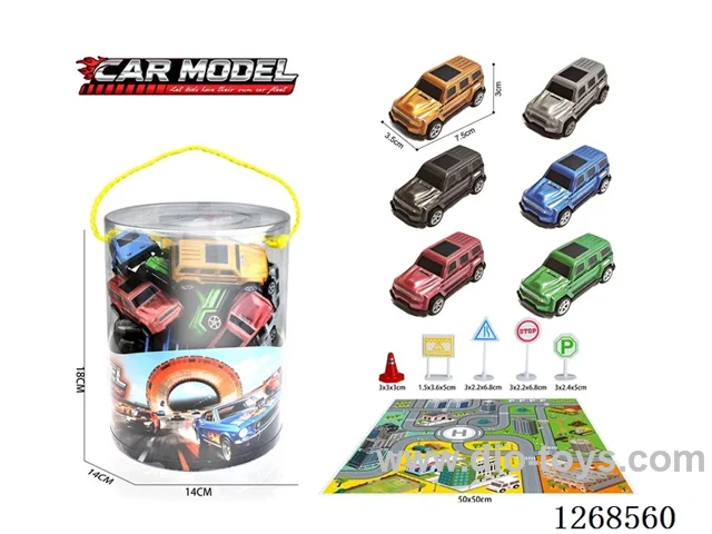 pull back tin car