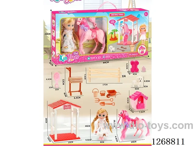 Barbie Farm Horse Grooming Set