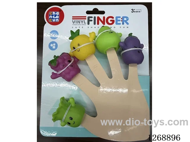 5PCS Vinyl finger puppets