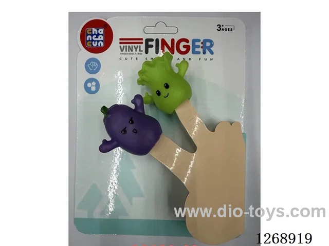 2PCS Vinyl finger puppets