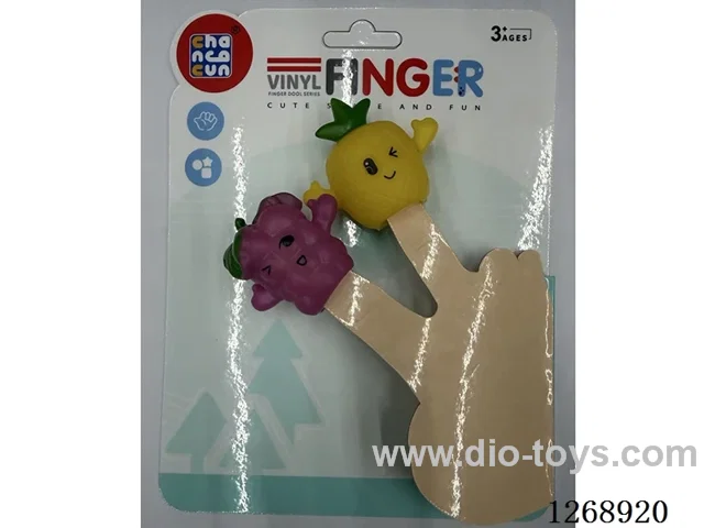 2PCS Vinyl finger puppets