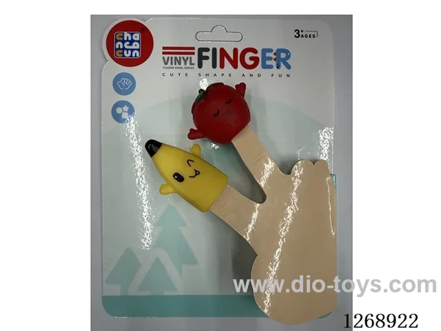 2PCS Vinyl finger puppets