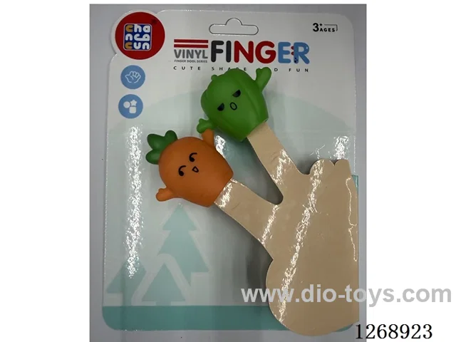2PCS Vinyl finger puppets