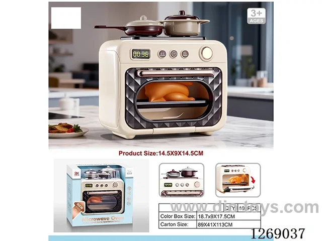 Microwave Oven - Lights, Music (not included battery)