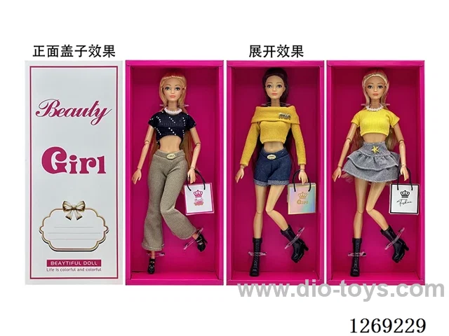 11.5 inch 11-joint Barbie 3 mixed